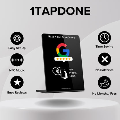 Google 1TapDone Review Stand