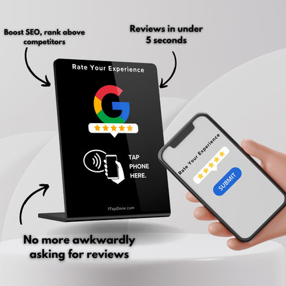 Google 1TapDone Review Stand